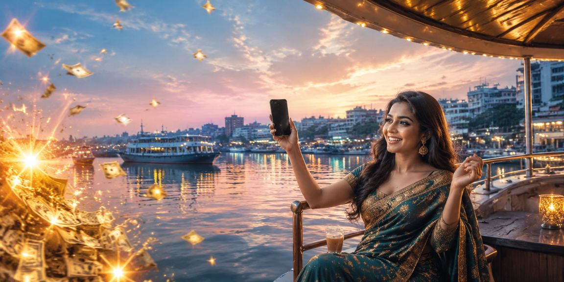 নারায়ণগঞ্জের একজন ব্যবহারকারী ক্যাশব্যাক বোনাস উপভোগ করছেন মোবাইল অ্যাপে